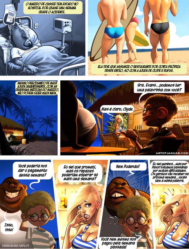 Cartoon Porno - Bangin Buddies - A proposta indecente para a garçonete